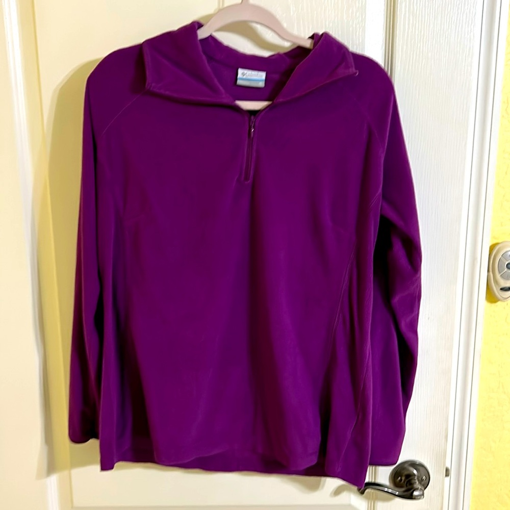 Columbia front zip fleece XL